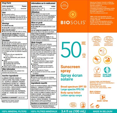 SPF50 spray outer level - SPF50 spray outer level